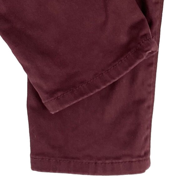 Seven7 High Rise Skinny Jeans Womens size 6 Skin Fit Denim Tapered Burgundy - Picture 13 of 16